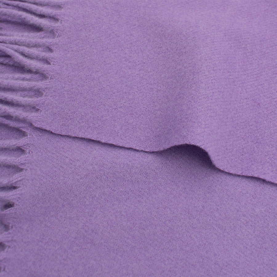 Soft Plain Thinner Wide Winter Scarf