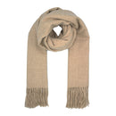 Soft Plain Thinner Wide Winter Scarf