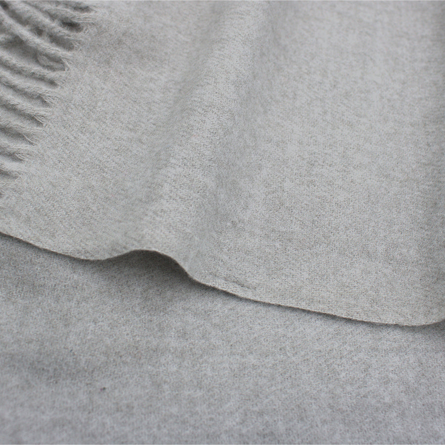Soft Plain Thinner Wide Winter Scarf