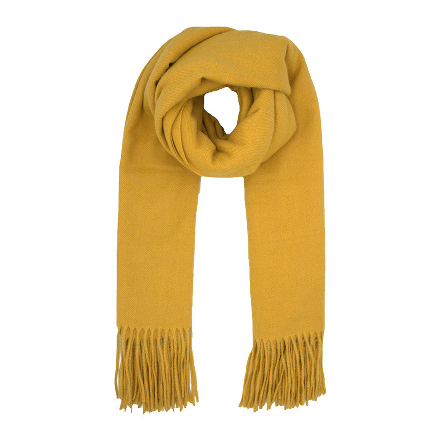 Soft Plain Thinner Wide Winter Scarf