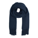 Soft Plain Thinner Wide Winter Scarf
