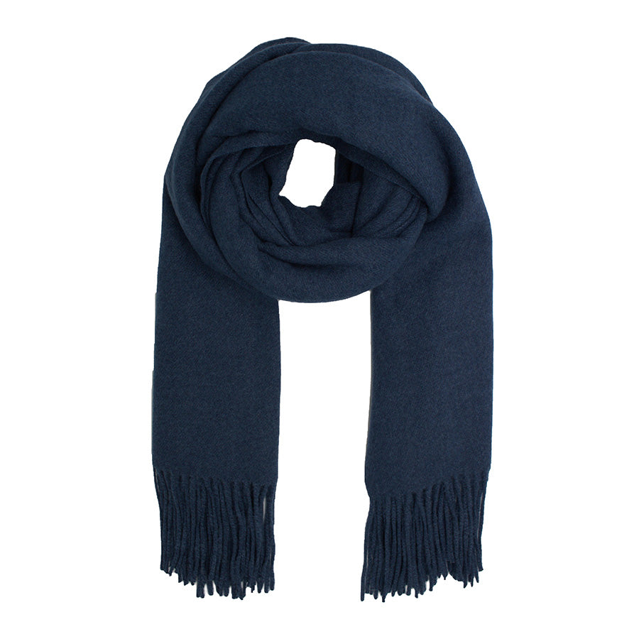Soft Plain Thinner Wide Winter Scarf