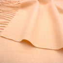 Soft Plain Thinner Wide Winter Scarf
