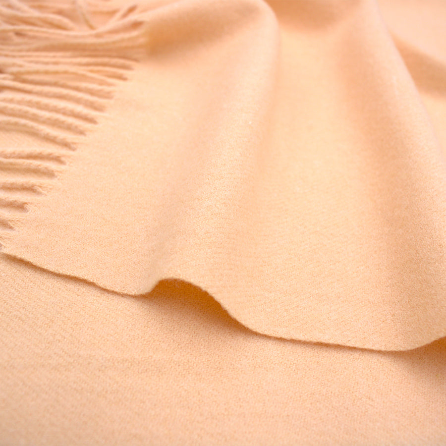 Soft Plain Thinner Wide Winter Scarf