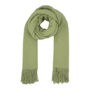 Soft Plain Thinner Wide Winter Scarf