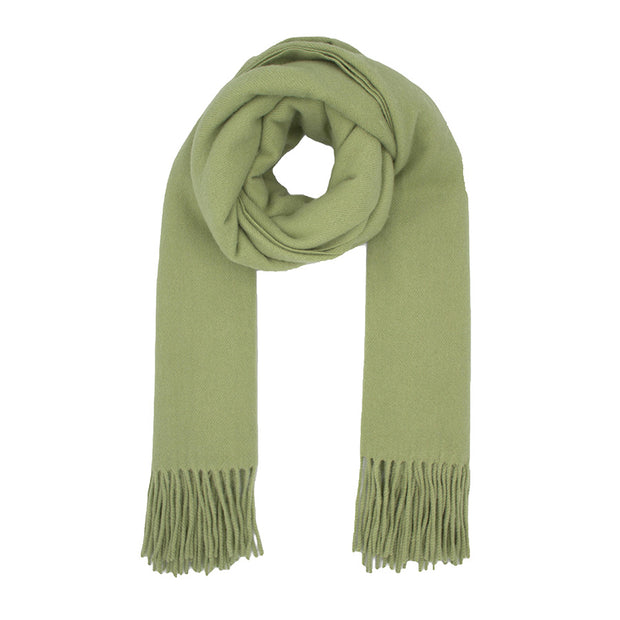 Soft Plain Wide Winter Scarf