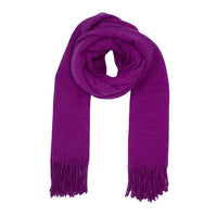Soft Plain Thinner Wide Winter Scarf