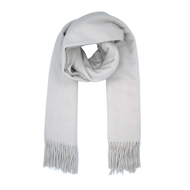 Soft Plain Wide Winter Scarf