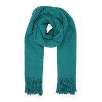 Soft Plain Thinner Wide Winter Scarf