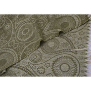 Dual Tone Paisley Printed Pashmina with Tassels
