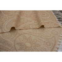 Dual Tone Paisley Printed Pashmina with Tassels