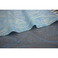 Dual Tone Paisley Printed Pashmina with Tassels