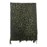 Long Leopard Print Thinsulate Scarf
