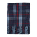 Winter Checkered Scarf, Soft Cashmere Feel Plaid Neck Warmer