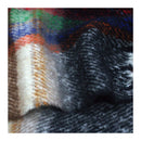 Fluffy Multicoloured Tartan Winter Checkered Scarf with Tassels