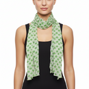 Green Apple Print on Cream Sash (3 in 1)
