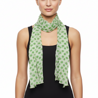 Green Apple Print on Cream Sash (3 in 1)