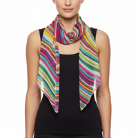 Assorted Colour Striped Sash (3 in 1)