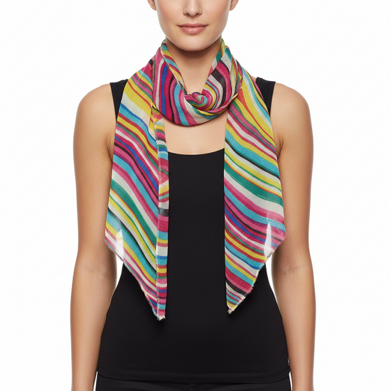 Assorted Colour Striped Sash (3 in 1)