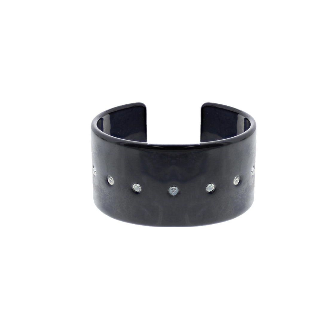 Plastic Single Row Rhinestone Cuff