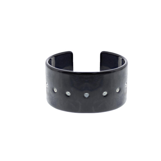 Plastic Single Row Rhinestone Cuff
