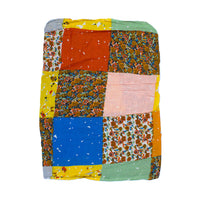 Floral Geometric Soft Vintage Scarf