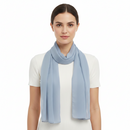 Denim Blue Chiffon Scarf