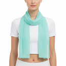 Mint Green Chiffon Scarf