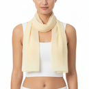 Peach Chiffon Scarf