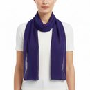 Purple Chiffon Scarf