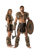 Set of 6 Faux Fur Fluffy Viking Warrior Costume Set