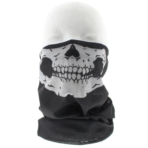 Skull Jaw Face Covering/ Gaiter/ Snood
