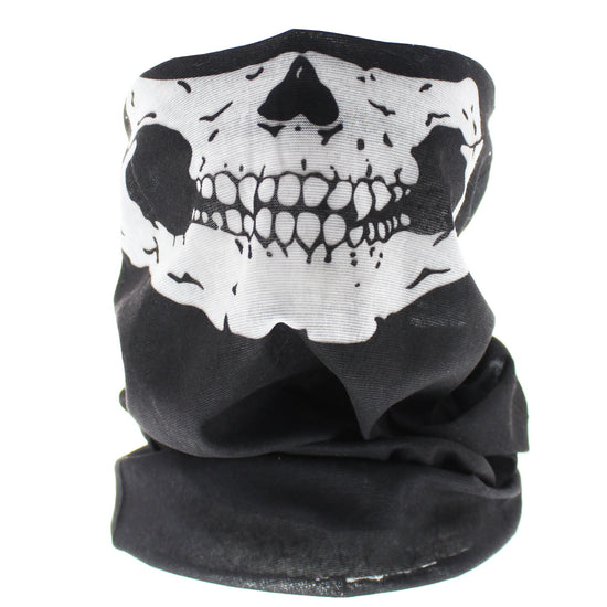 Skull Jaw Face Covering/ Gaiter/ Snood