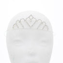 Silver Diamante Stone Heart Tiara