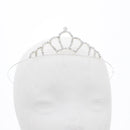 Silver Diamante Stone Sparkly Tiara