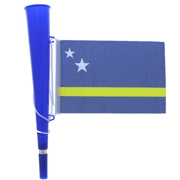 Blue Woofer Horn with Curacao Flag