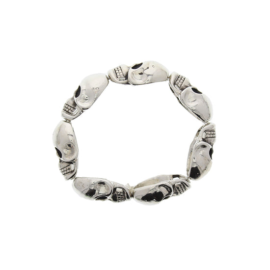 3D Metal Skull Bracelet