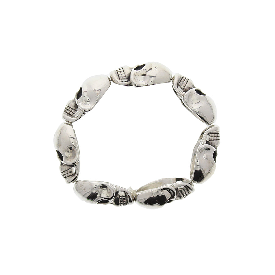 3D Metal Skull Bracelet