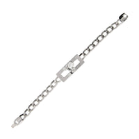 Metal Skull & Crossbones ID Bracelet