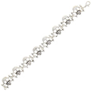 Skull & Crossbones Metal Bracelet