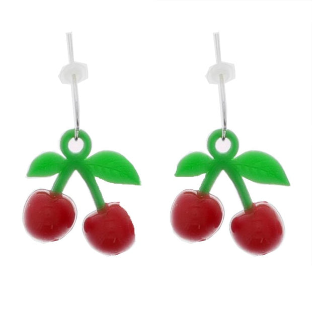 Mini Cherry Earrings