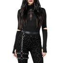 Alloy Spikes PU Leather Thigh Harness