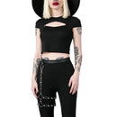 Alloy Spikes PU Leather Thigh Harness