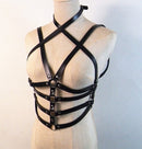 PU Leather Chest Body Harness