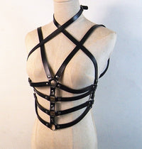 PU Leather Chest Body Harness