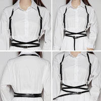 PU Leather Harness X Belt