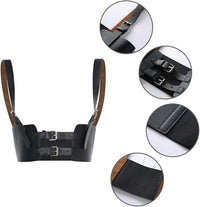 PU Leather Harness Belt With Corset Vest
