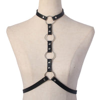 PU Leather Cross Body Harness