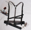 PU Leather Corset Suspender Harness