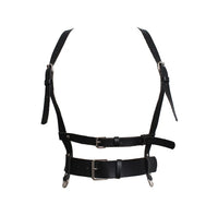 PU Leather Corset Suspender Harness